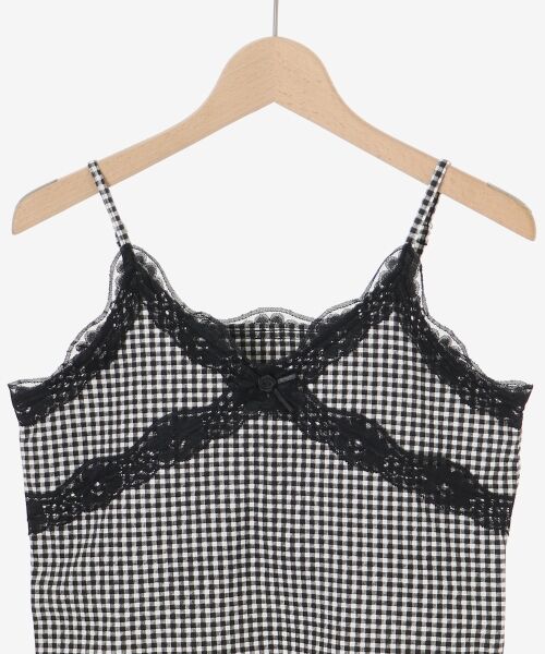 MAJESTIC LEGON / マジェスティックレゴン キャミソール・チューブトップ | カップ付きローズリボンキャミ | 詳細24