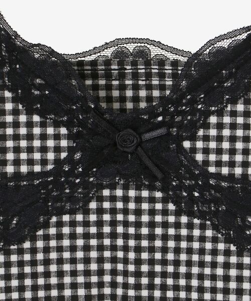 MAJESTIC LEGON / マジェスティックレゴン キャミソール・チューブトップ | カップ付きローズリボンキャミ | 詳細27