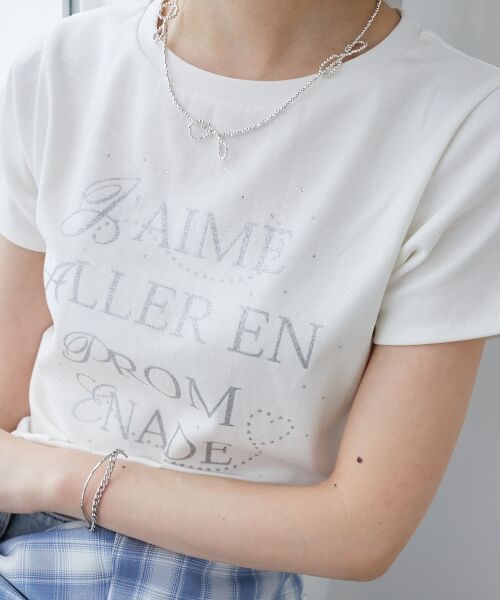 MAJESTIC LEGON / マジェスティックレゴン Tシャツ | キラキラロゴTシャツ | 詳細9