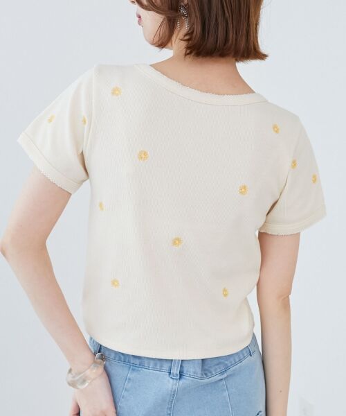 MAJESTIC LEGON / マジェスティックレゴン Tシャツ | ガーリーモチーフエンブロイダリーT | 詳細21