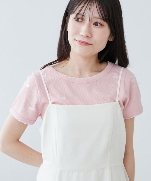 MAJESTIC LEGON / マジェスティックレゴン Tシャツ | ガーリーモチーフエンブロイダリーT | 詳細28