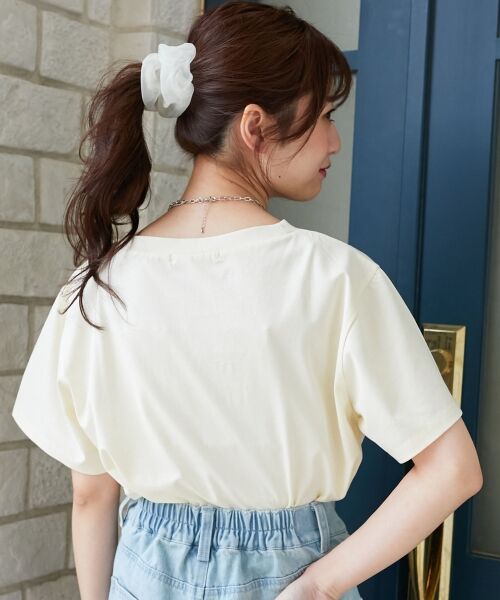 MAJESTIC LEGON / マジェスティックレゴン Tシャツ | パール付きクロップドロゴTシャツ | 詳細18