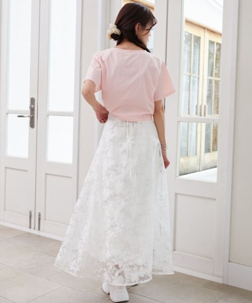 MAJESTIC LEGON / マジェスティックレゴン Tシャツ | パール付きクロップドロゴTシャツ | 詳細24