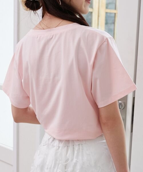 MAJESTIC LEGON / マジェスティックレゴン Tシャツ | パール付きクロップドロゴTシャツ | 詳細27