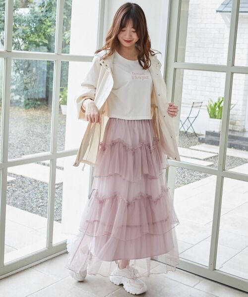 MAJESTIC LEGON / マジェスティックレゴン Tシャツ | パール付きクロップドロゴTシャツ | 詳細3