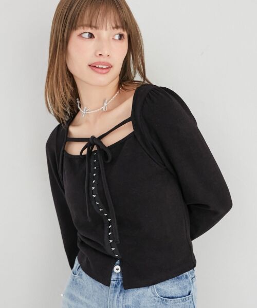 MAJESTIC LEGON / マジェスティックレゴン カットソー | フロントホックトップス | 詳細28