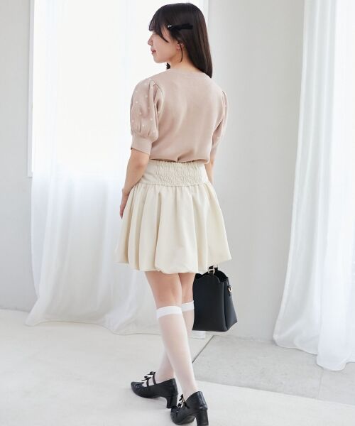 MAJESTIC LEGON / マジェスティックレゴン ニット・セーター | ハートジャカードパフスリーブニット | 詳細3