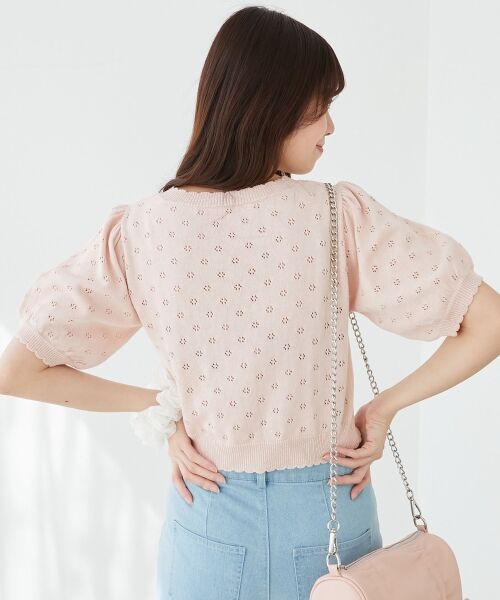 MAJESTIC LEGON / マジェスティックレゴン カーディガン・ボレロ | うさぎちゃん刺繍カーデ | 詳細14