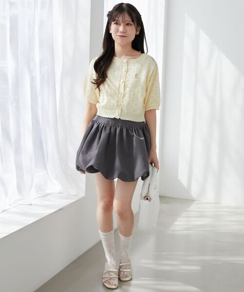 MAJESTIC LEGON / マジェスティックレゴン カーディガン・ボレロ | うさぎちゃん刺繍カーデ | 詳細17