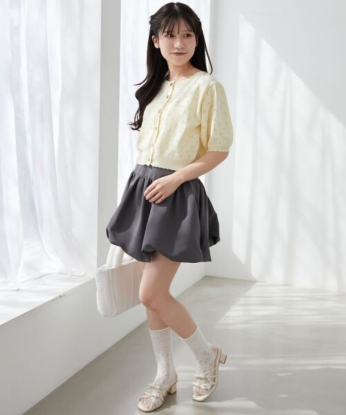 MAJESTIC LEGON / マジェスティックレゴン カーディガン・ボレロ | うさぎちゃん刺繍カーデ | 詳細18