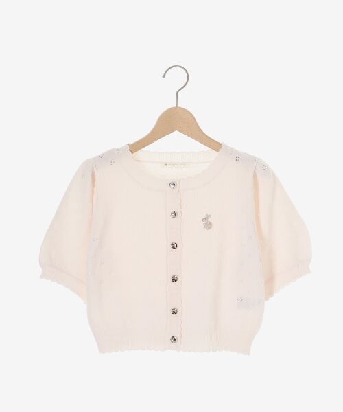 MAJESTIC LEGON / マジェスティックレゴン カーディガン・ボレロ | うさぎちゃん刺繍カーデ | 詳細28