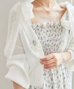 MAJESTIC LEGON / マジェスティックレゴン カーディガン・ボレロ | チャームボタンUVカットカーディガン