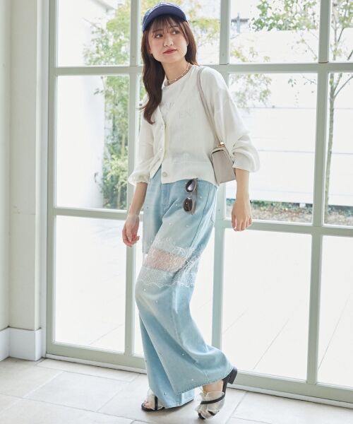 MAJESTIC LEGON / マジェスティックレゴン カーディガン・ボレロ | チャームボタンUVカットカーディガン | 詳細11