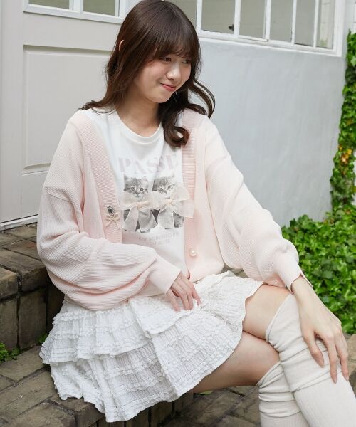 MAJESTIC LEGON / マジェスティックレゴン カーディガン・ボレロ | チャームボタンUVカットカーディガン | 詳細29