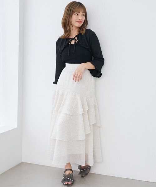 MAJESTIC LEGON / マジェスティックレゴン ニット・セーター | デコルテオープンメッシュニット | 詳細30