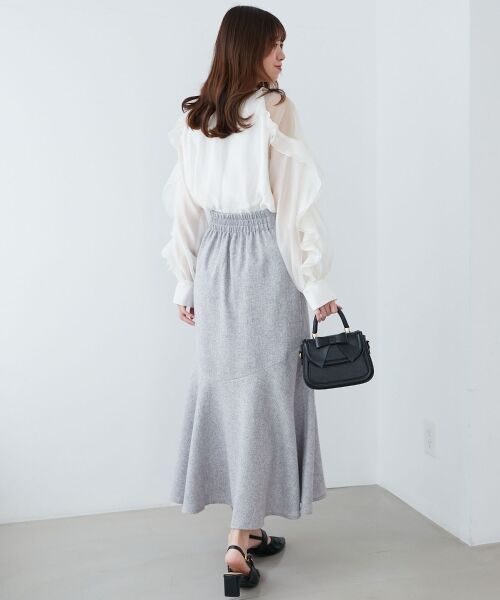 MAJESTIC LEGON / マジェスティックレゴン シャツ・ブラウス | リボン付きフリルブラウス | 詳細3