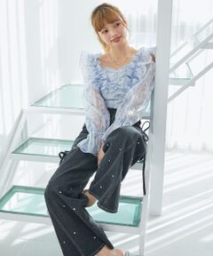 MAJESTIC LEGON / マジェスティックレゴン シャツ・ブラウス | オープンショルダーフリルブラウス