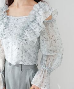 MAJESTIC LEGON / マジェスティックレゴン シャツ・ブラウス | オープンショルダーフリルブラウス