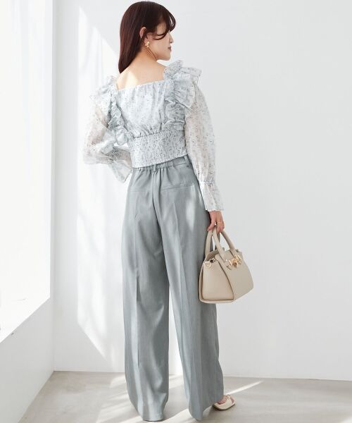 MAJESTIC LEGON / マジェスティックレゴン シャツ・ブラウス | オープンショルダーフリルブラウス | 詳細17