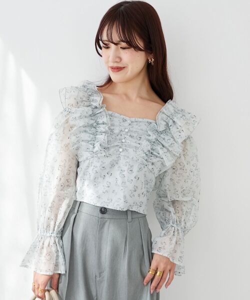 MAJESTIC LEGON / マジェスティックレゴン シャツ・ブラウス | オープンショルダーフリルブラウス | 詳細18