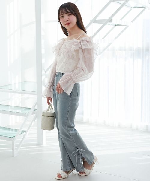 MAJESTIC LEGON / マジェスティックレゴン シャツ・ブラウス | オープンショルダーフリルブラウス | 詳細2