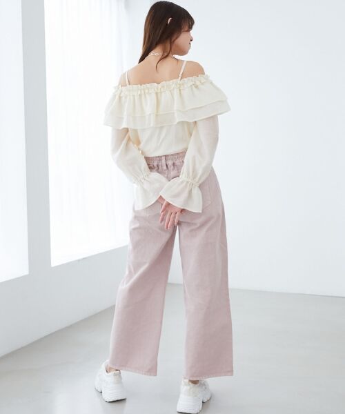 MAJESTIC LEGON / マジェスティックレゴン シャツ・ブラウス | ティアードフリルオフショルブラウス | 詳細11