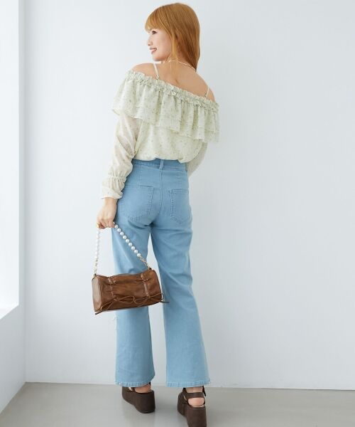 MAJESTIC LEGON / マジェスティックレゴン シャツ・ブラウス | ティアードフリルオフショルブラウス | 詳細25