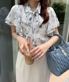 MAJESTIC LEGON / マジェスティックレゴン シャツ・ブラウス | 2wayフリルスリーブブラウス