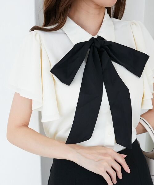MAJESTIC LEGON / マジェスティックレゴン シャツ・ブラウス | 2wayフリルスリーブブラウス | 詳細13