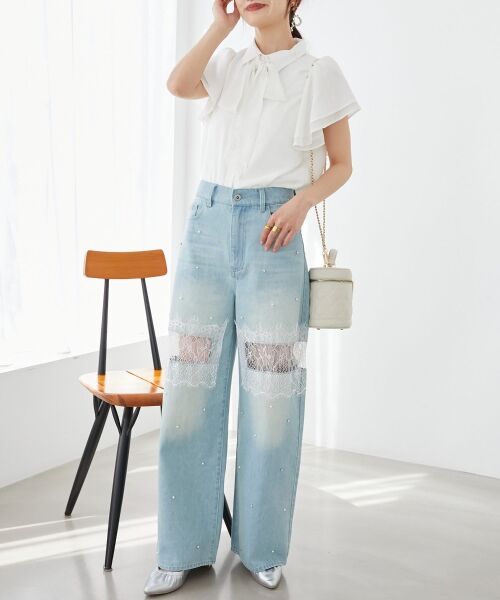 MAJESTIC LEGON / マジェスティックレゴン シャツ・ブラウス | 2wayフリルスリーブブラウス | 詳細20