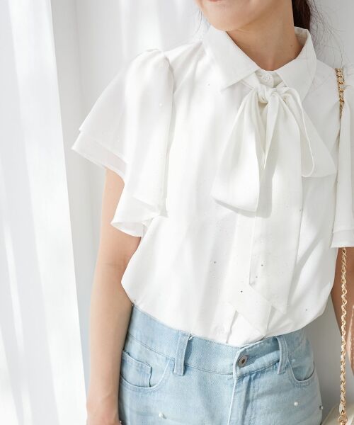 MAJESTIC LEGON / マジェスティックレゴン シャツ・ブラウス | 2wayフリルスリーブブラウス | 詳細21