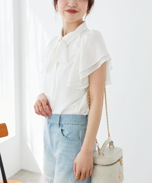 MAJESTIC LEGON / マジェスティックレゴン シャツ・ブラウス | 2wayフリルスリーブブラウス | 詳細23