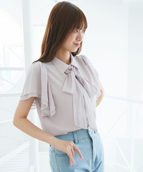 MAJESTIC LEGON / マジェスティックレゴン シャツ・ブラウス | 2wayフリルスリーブブラウス | 詳細5