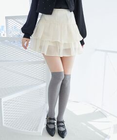 MAJESTIC LEGON / マジェスティックレゴン ミニ・ひざ丈スカート | アソートティアードミニスカパン