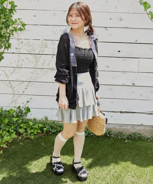 MAJESTIC LEGON / マジェスティックレゴン ミニ・ひざ丈スカート | アソートティアードミニスカパン | 詳細17