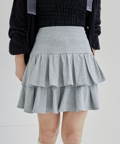 MAJESTIC LEGON / マジェスティックレゴン ミニ・ひざ丈スカート | アソートティアードミニスカパン | 詳細20