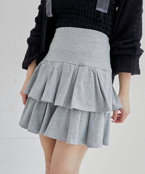 MAJESTIC LEGON / マジェスティックレゴン ミニ・ひざ丈スカート | アソートティアードミニスカパン | 詳細21