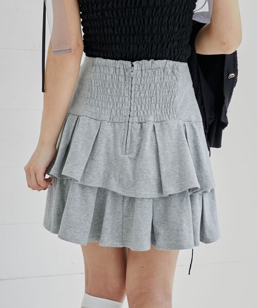 MAJESTIC LEGON / マジェスティックレゴン ミニ・ひざ丈スカート | アソートティアードミニスカパン | 詳細22