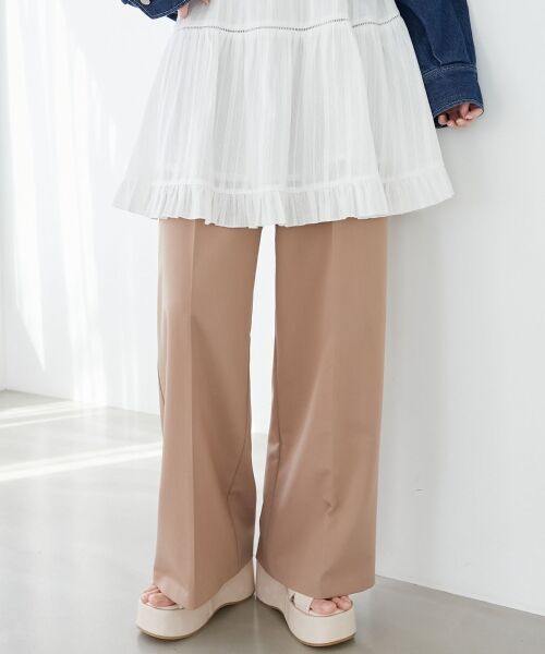 MAJESTIC LEGON / マジェスティックレゴン その他パンツ | センタープレスタックワイドパンツ | 詳細12