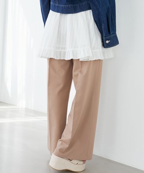 MAJESTIC LEGON / マジェスティックレゴン その他パンツ | センタープレスタックワイドパンツ | 詳細14