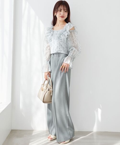 MAJESTIC LEGON / マジェスティックレゴン その他パンツ | センタープレスタックワイドパンツ | 詳細18