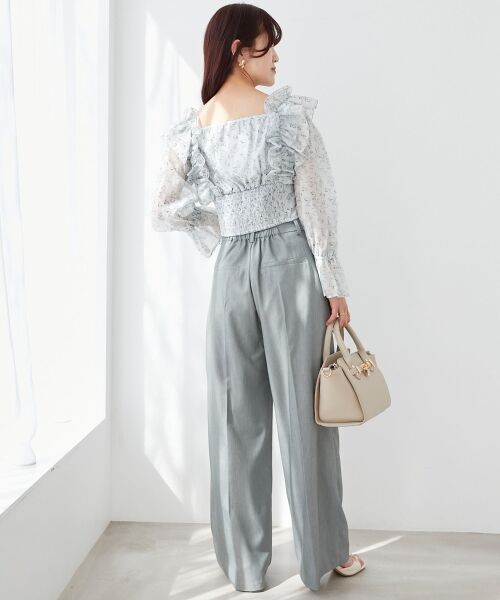 MAJESTIC LEGON / マジェスティックレゴン その他パンツ | センタープレスタックワイドパンツ | 詳細19