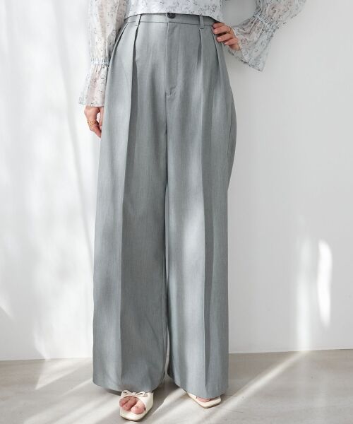 MAJESTIC LEGON / マジェスティックレゴン その他パンツ | センタープレスタックワイドパンツ | 詳細20