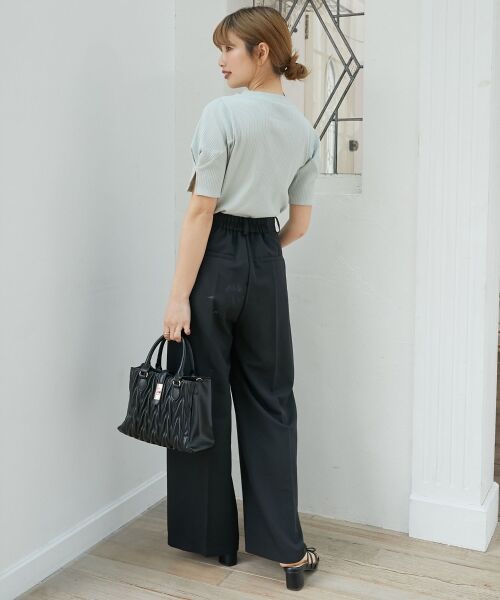 MAJESTIC LEGON / マジェスティックレゴン その他パンツ | センタープレスタックワイドパンツ | 詳細25