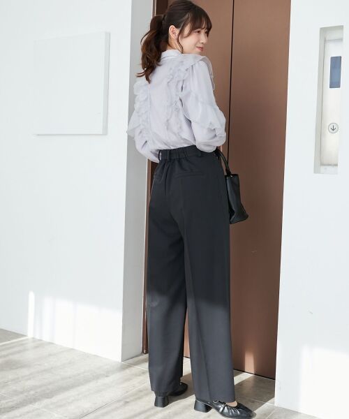 MAJESTIC LEGON / マジェスティックレゴン その他パンツ | センタープレスタックワイドパンツ | 詳細28