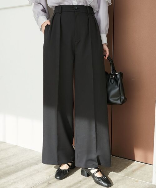 MAJESTIC LEGON / マジェスティックレゴン その他パンツ | センタープレスタックワイドパンツ | 詳細29