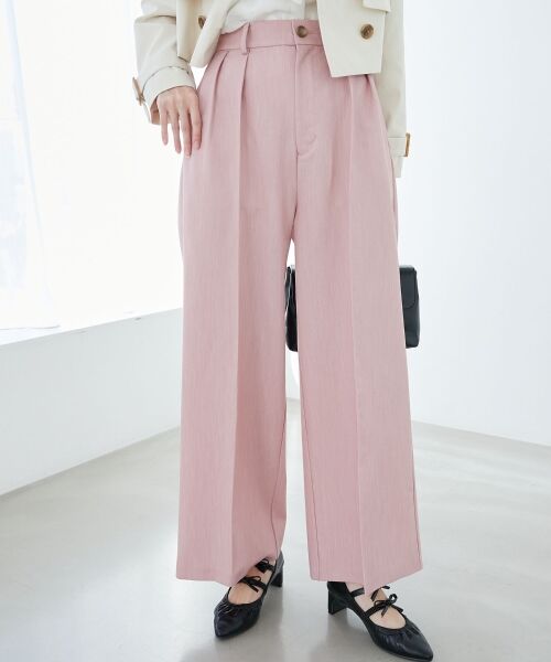 MAJESTIC LEGON / マジェスティックレゴン その他パンツ | センタープレスタックワイドパンツ | 詳細5