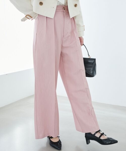 MAJESTIC LEGON / マジェスティックレゴン その他パンツ | センタープレスタックワイドパンツ | 詳細6