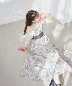 MAJESTIC LEGON / マジェスティックレゴン ロング・マキシ丈ワンピース | シアードッキングコルセットワンピース