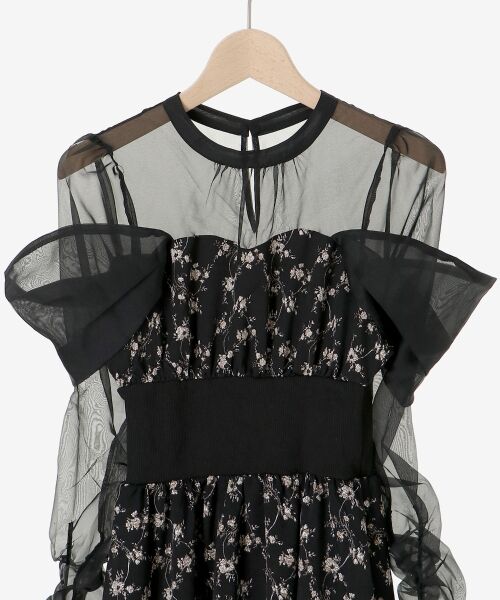 MAJESTIC LEGON / マジェスティックレゴン ロング・マキシ丈ワンピース | シアードッキングコルセットワンピース | 詳細26